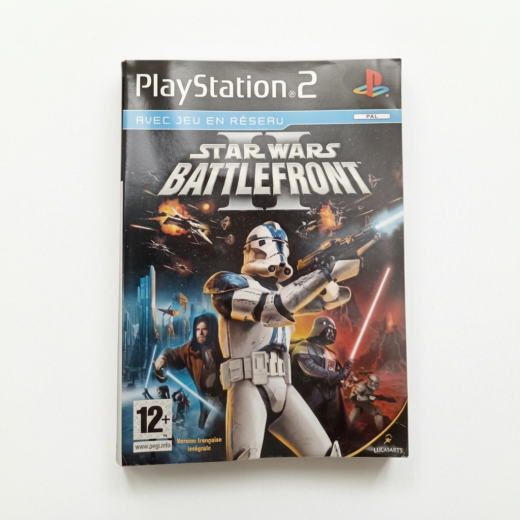 Jaquette Avant Star Wars Battlefront II Playstation 2 (PS2)