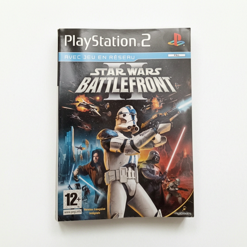 Jaquette Avant Star Wars Battlefront II Playstation 2 (PS2)