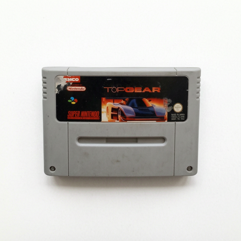 cartouche seule Top Gear (Super Nintendo SNES) FAH Version Seconde ViE