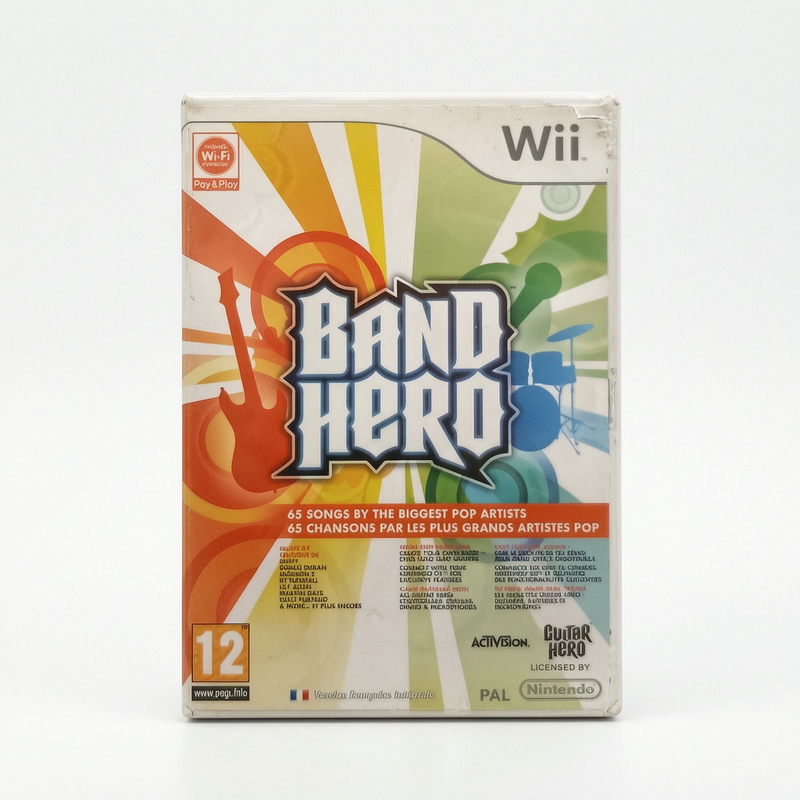 Band Hero Nintendo Wii PAL FRA complet