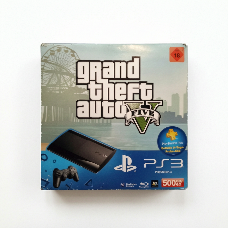 Console Playstation 3 (PS3) édition GTA V Pack Complet