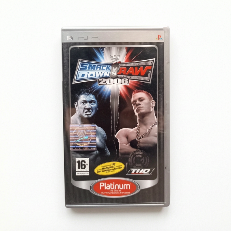 WWE SmackDown vs Raw 2006 Playstation Portable (PSP) Platinum complet