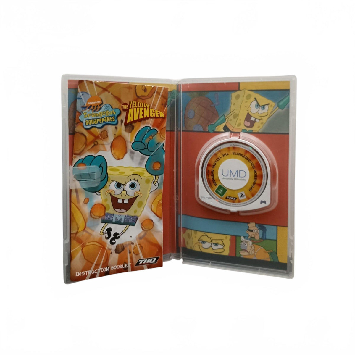 SpongeBob SquarePants The Yellow Avenger Playstation Portable (PSP) complet Version UKV