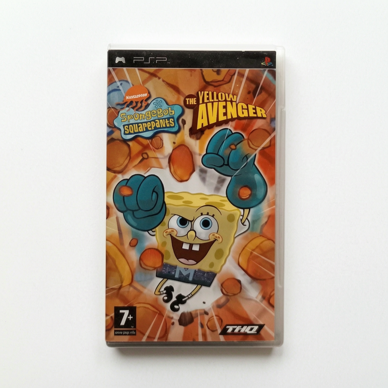 SpongeBob SquarePants The Yellow Avenger Playstation Portable (PSP) complet Version UKV