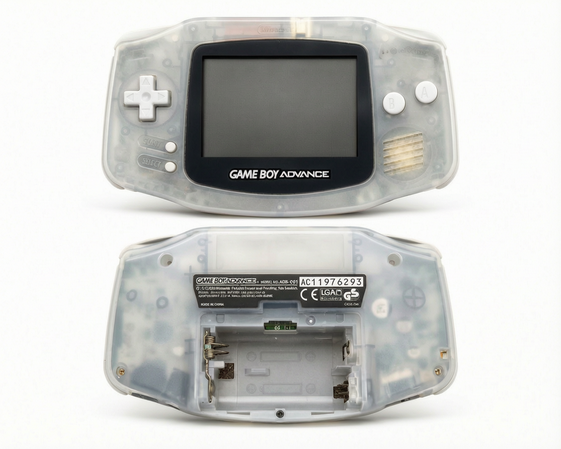 Game Boy Advance Transparent sans cache pile loose