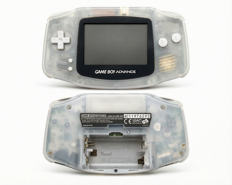 Game Boy Advance Transparent sans cache pile loose