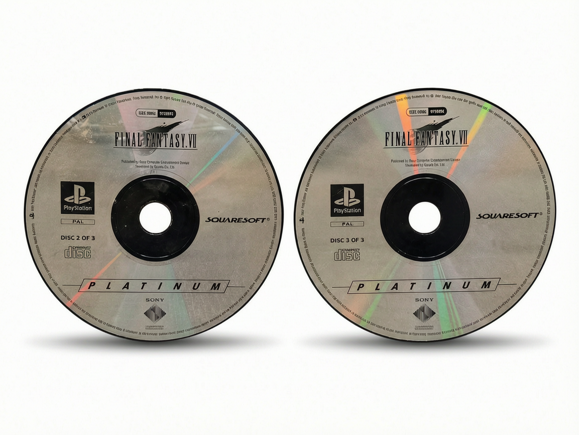 CD 2 et 3 Final Fantasy VII PlayStation 1 PS1 Version Platinum