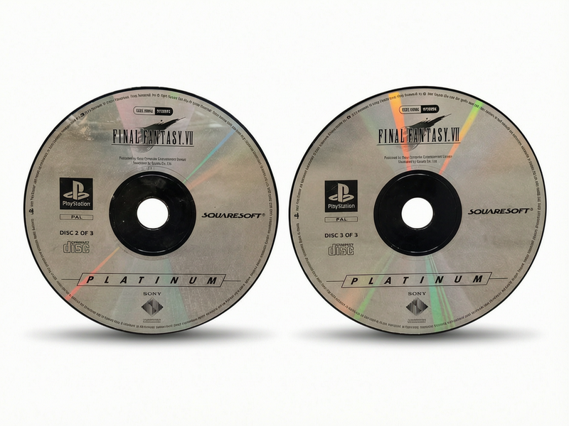 CD 2 et 3 Final Fantasy VII PlayStation 1 PS1 Version Platinum