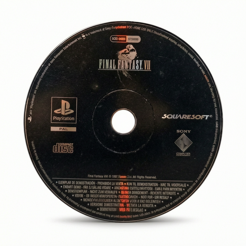 CD Final Fantasy VII PlayStation 1 PS1