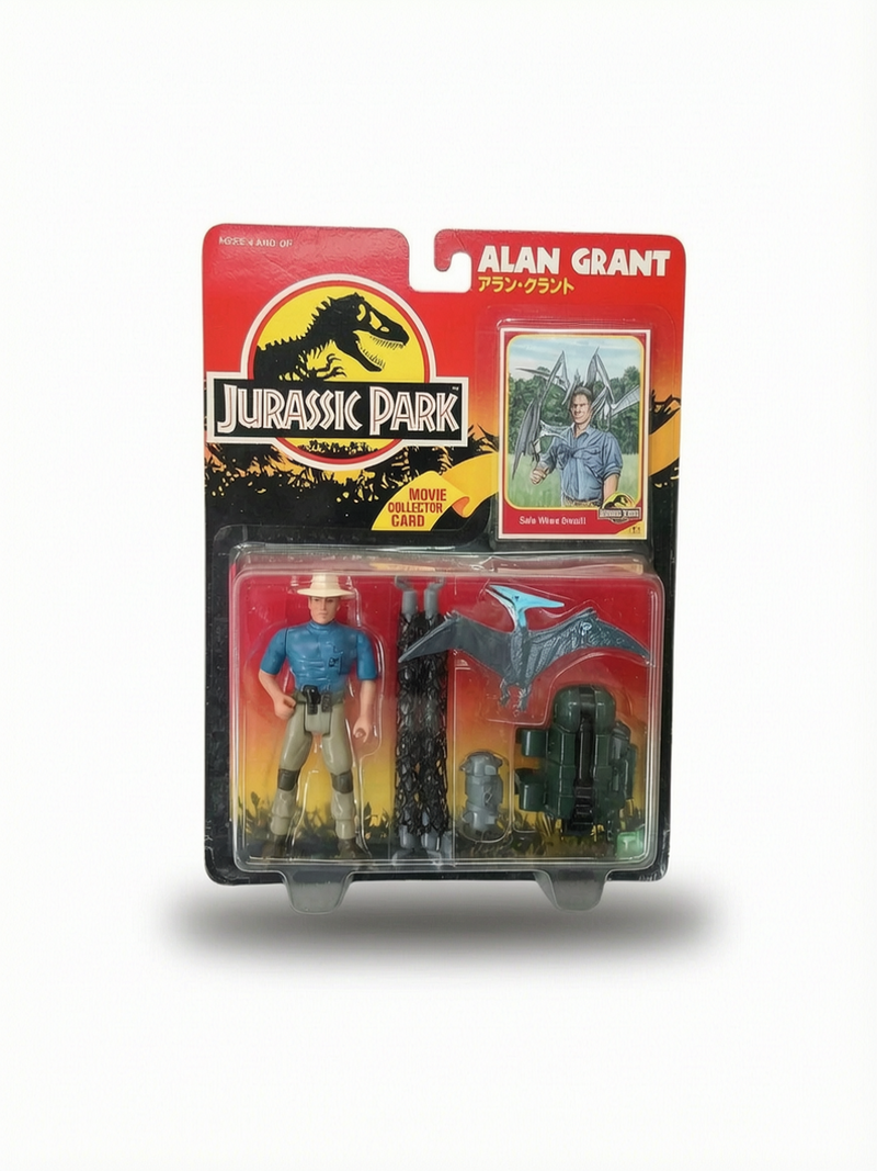 Figurine Jurassic Park Alan Grant vintage blister