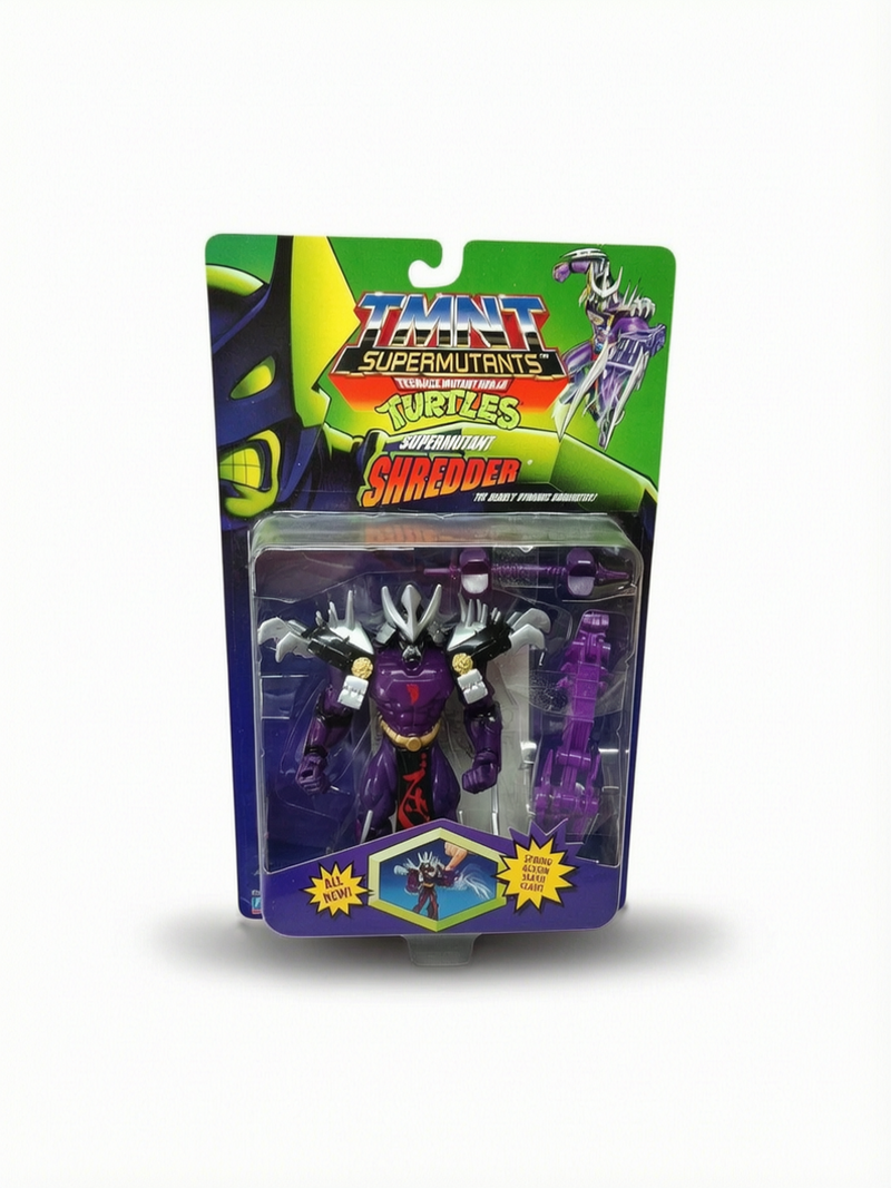 Figurine Shredder TMNT Supermutants Tortues Ninja en blister