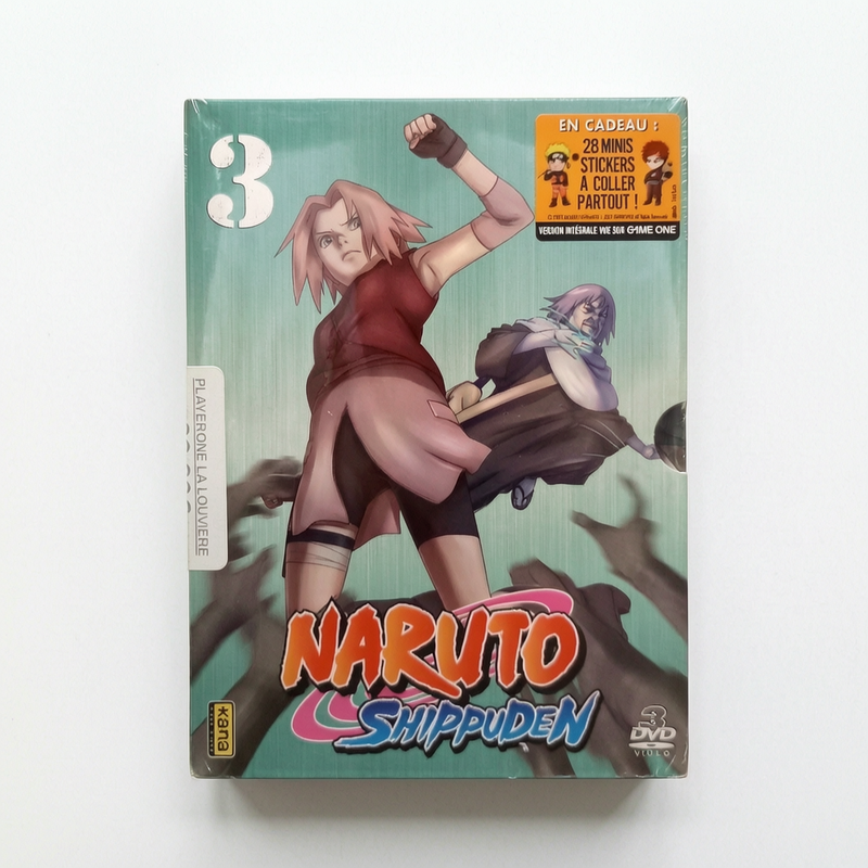 Naruto Shippuden 3 DVD Collector Neuf en Français