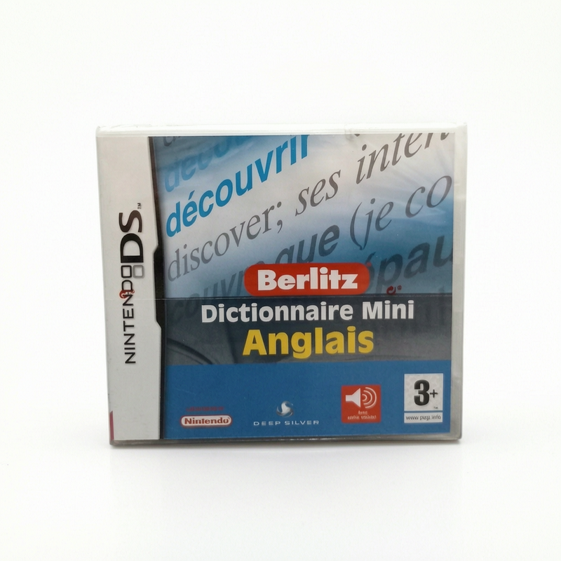 Berlitz Dictionnaire Mini Anglais Nintendo DS Neuf Sous Blister (FR)
