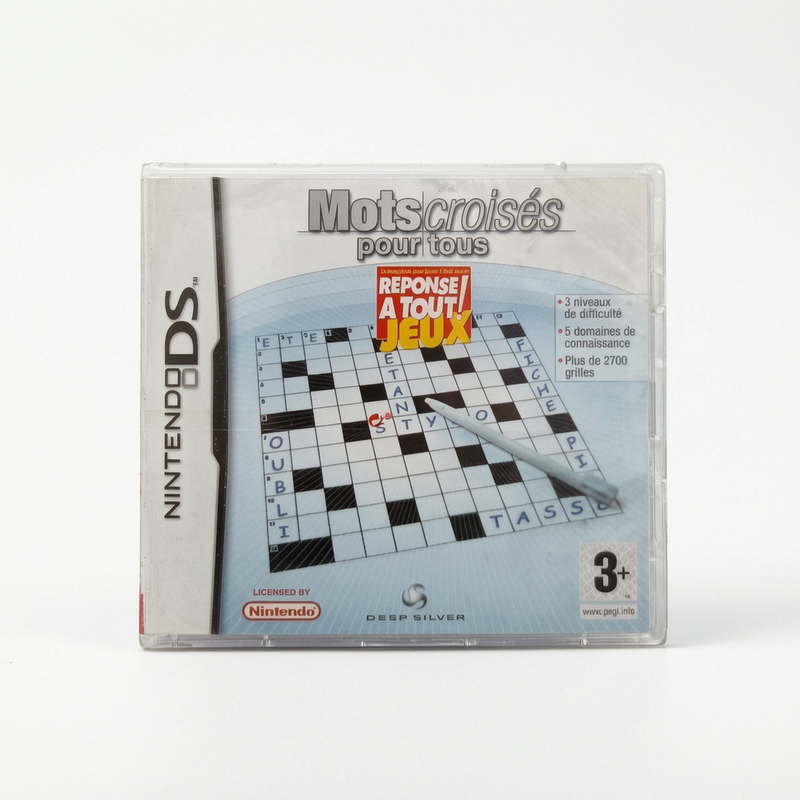 Mots Croisés Pour Tous Réponse À Tout Jeux Nintendo DS Neuf Sous Blister (FR)