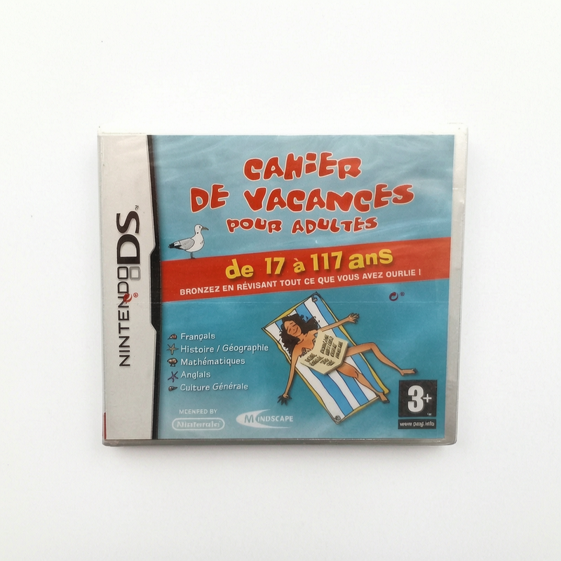 Cahier de Vacances pour adultes Nintendo DS Neuf Sous Blister (FR)