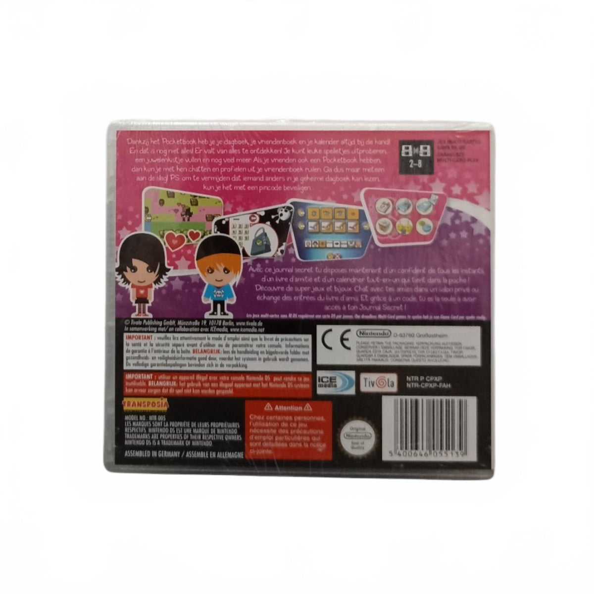 Mon Journal Secret Nintendo DS Neuf Sous Blister (FR)