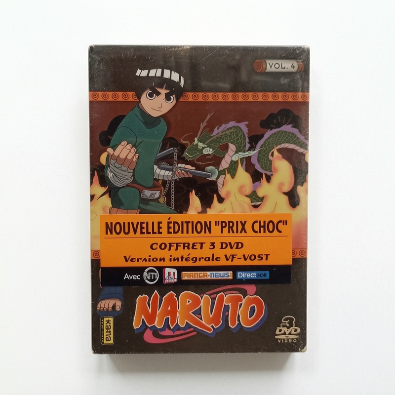 Naruto Volume 4 DVD Collector Neuf Français