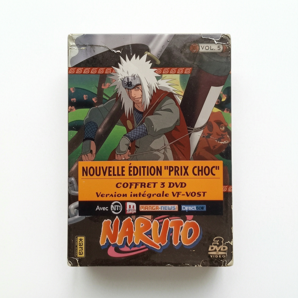 Naruto Volume 5 DVD Collector Neuf Français