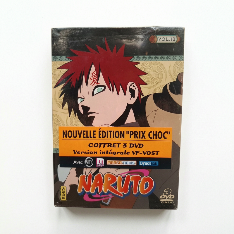 Naruto Volume 10 DVD Collector Neuf Blister FRA