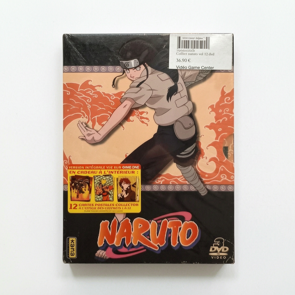 Naruto Volume 12 + 12 carte collector DVD Collector Neuf FRA