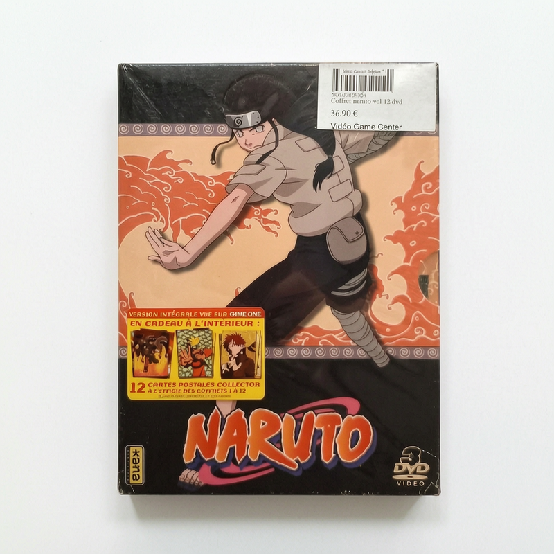 Naruto Volume 12 + 12 carte collector DVD Collector Neuf FRA
