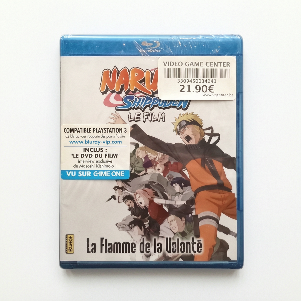 Naruto Shippuden Le Film La Flamme de la Volonté Blueray DVD Classic Neuf Blister FR