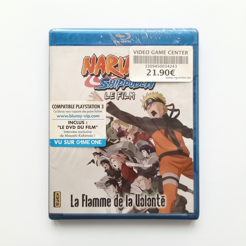 Naruto Shippuden Le Film La Flamme de la Volonté Blueray DVD Classic Neuf Blister FR