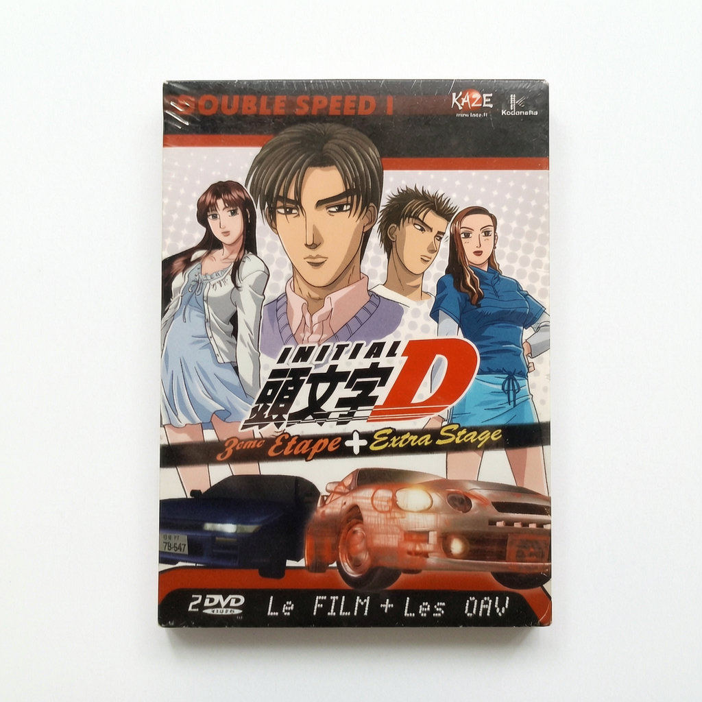 Initial D 3éme étape + Extra Stage DVD Collector Neuf FRA