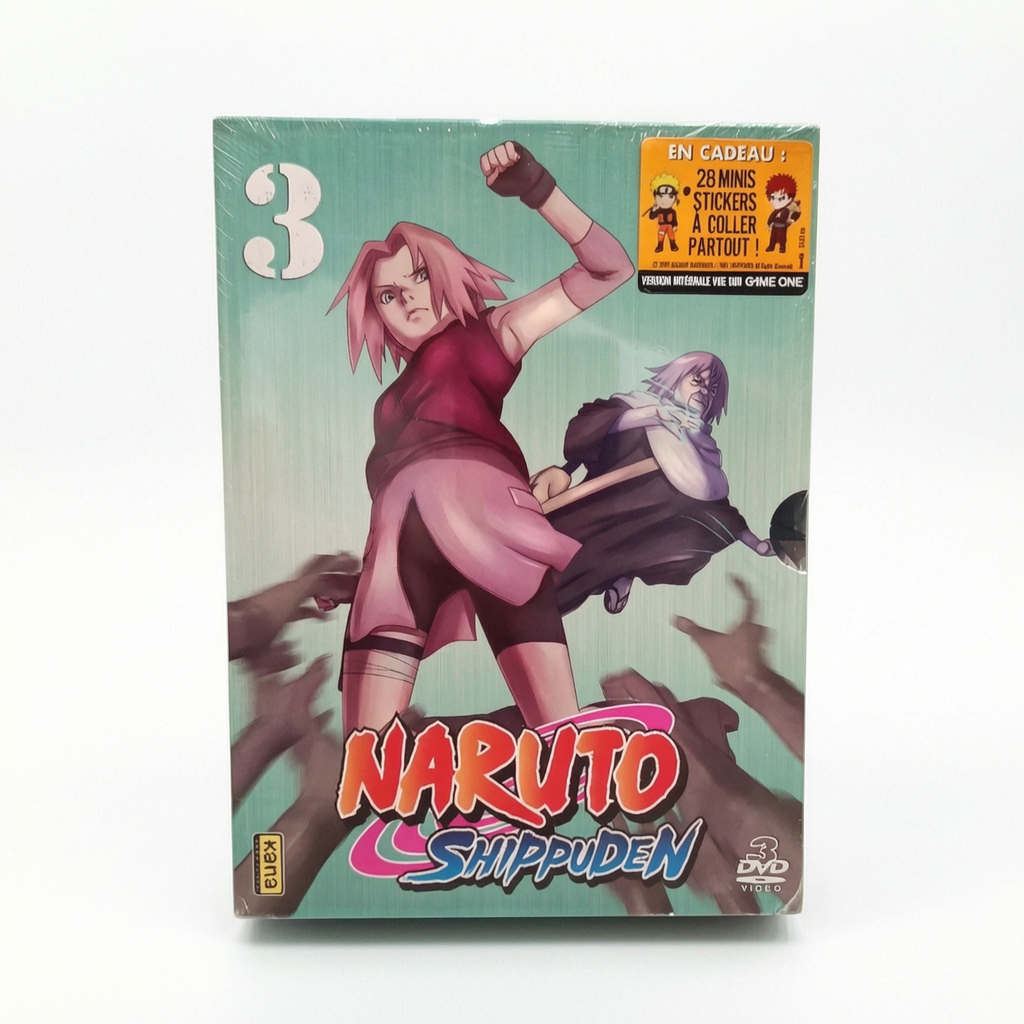 Naruto Shippuden Volume 3 DVD Collector Neuf FRA