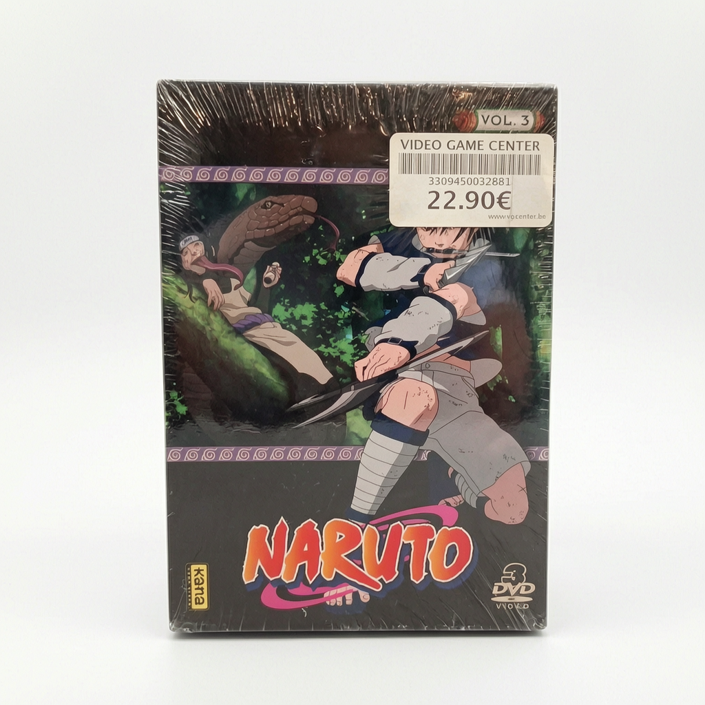 Naruto Volume 3 DVD Collector Neuf FRA
