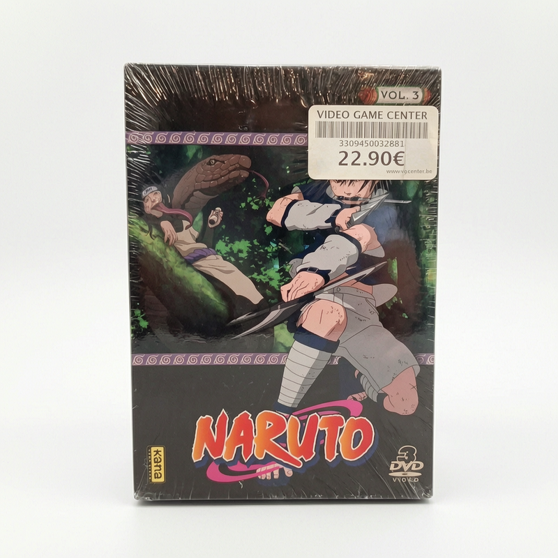 Naruto Volume 3 DVD Collector Neuf FRA