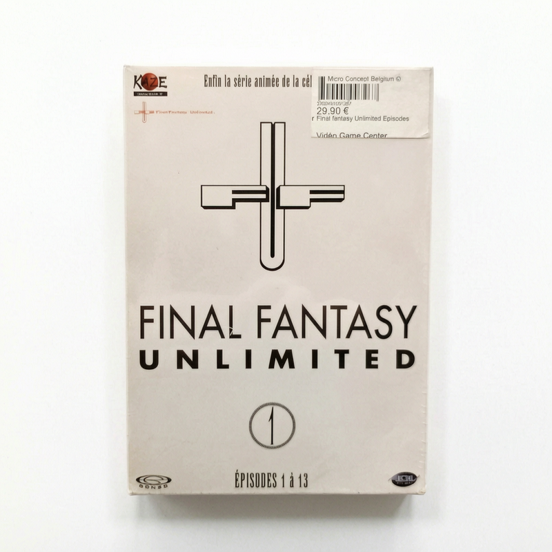 Final Fantasy Unlimited Box 1 DVD Collector Neuf FRA