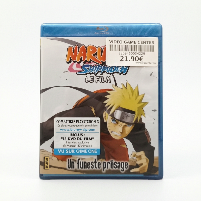 Naruto Shippuden Un Funeste Présage Bluray DVD Classic Neuf Blister FR