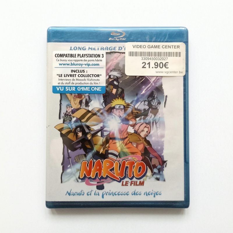 Naruto et la Princesse des Neiges Blueray DVD Classic Neuf Blister FR