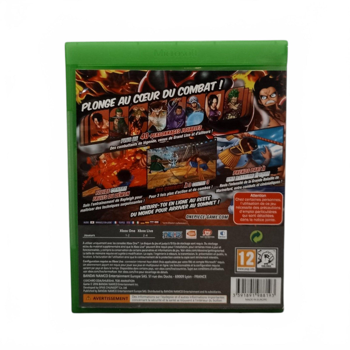 One Piece Burning Blood Xbox One
