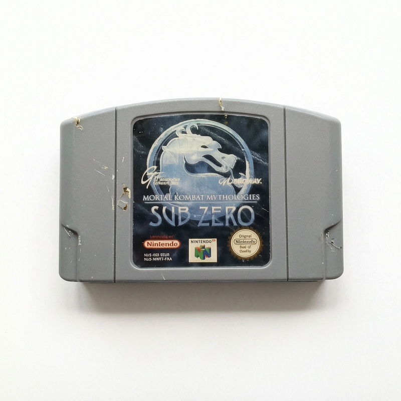 Mortal Kombat Mythologies Sub Zero Nintendo 64 en Loose