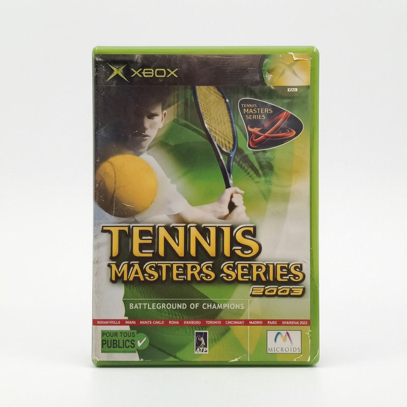 Tennis Masters Series 2003 Xbox FR Complet