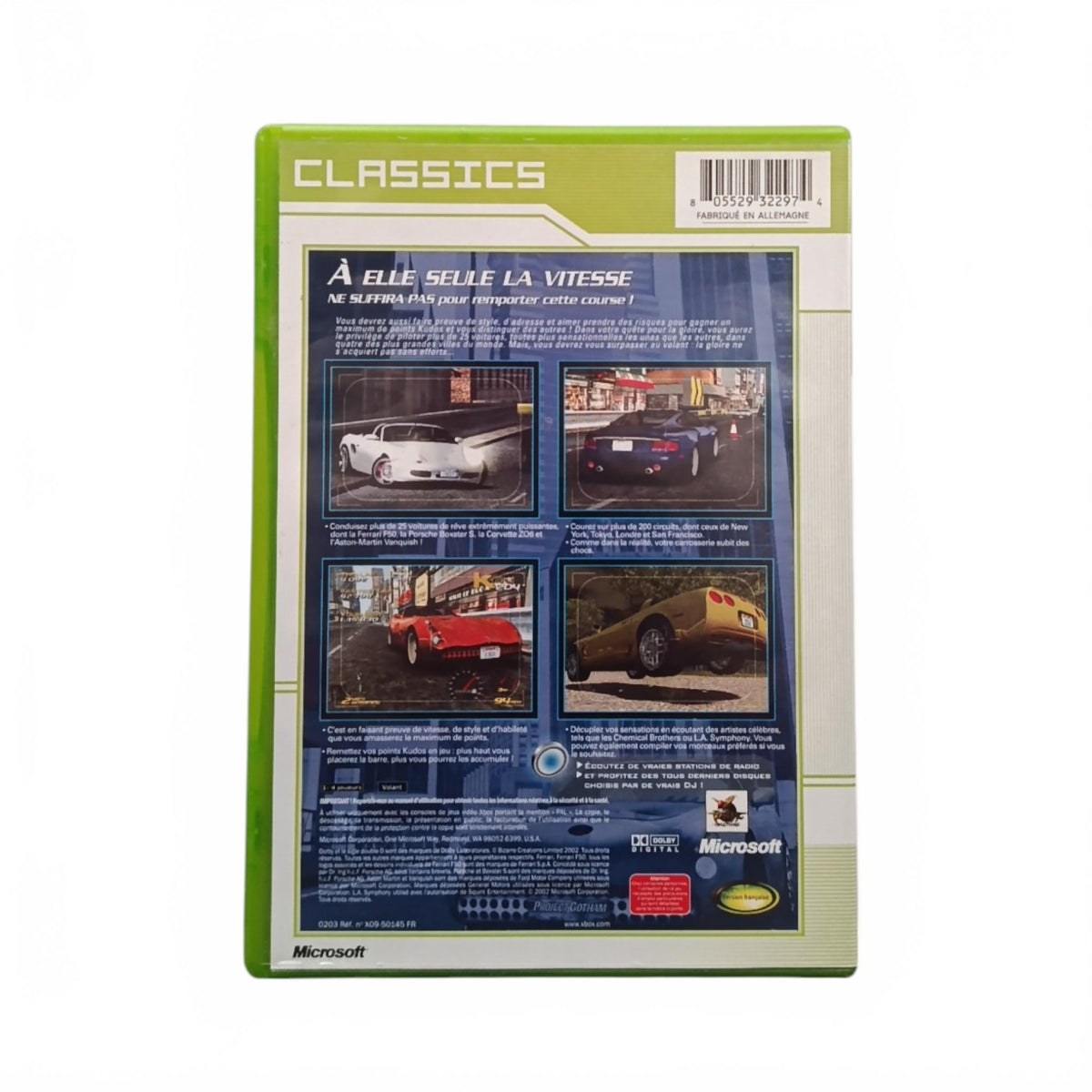 Boite seule Project Gotham Racing Xbox
