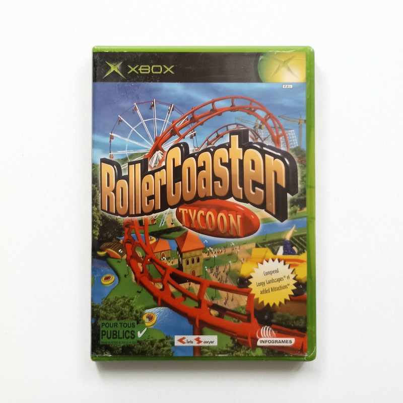 RollerCoaster Tycoon Xbox FR Complet