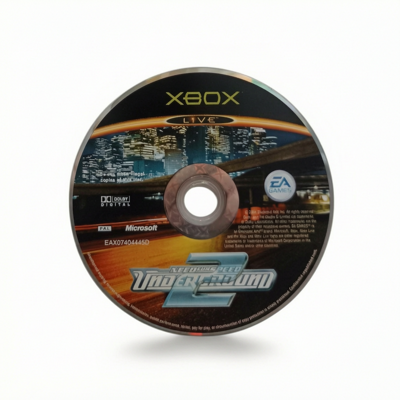 CD Need For Speed Underground 2 Xbox