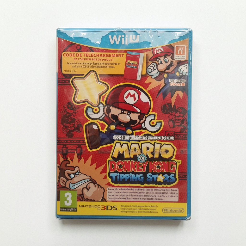 Mario  VS Donkey Kong Tipping Stars Wii U Neuf Version FRA