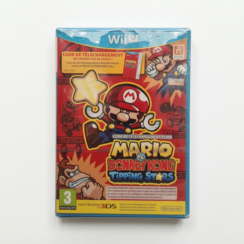 Mario  VS Donkey Kong Tipping Stars Wii U Neuf Version FRA