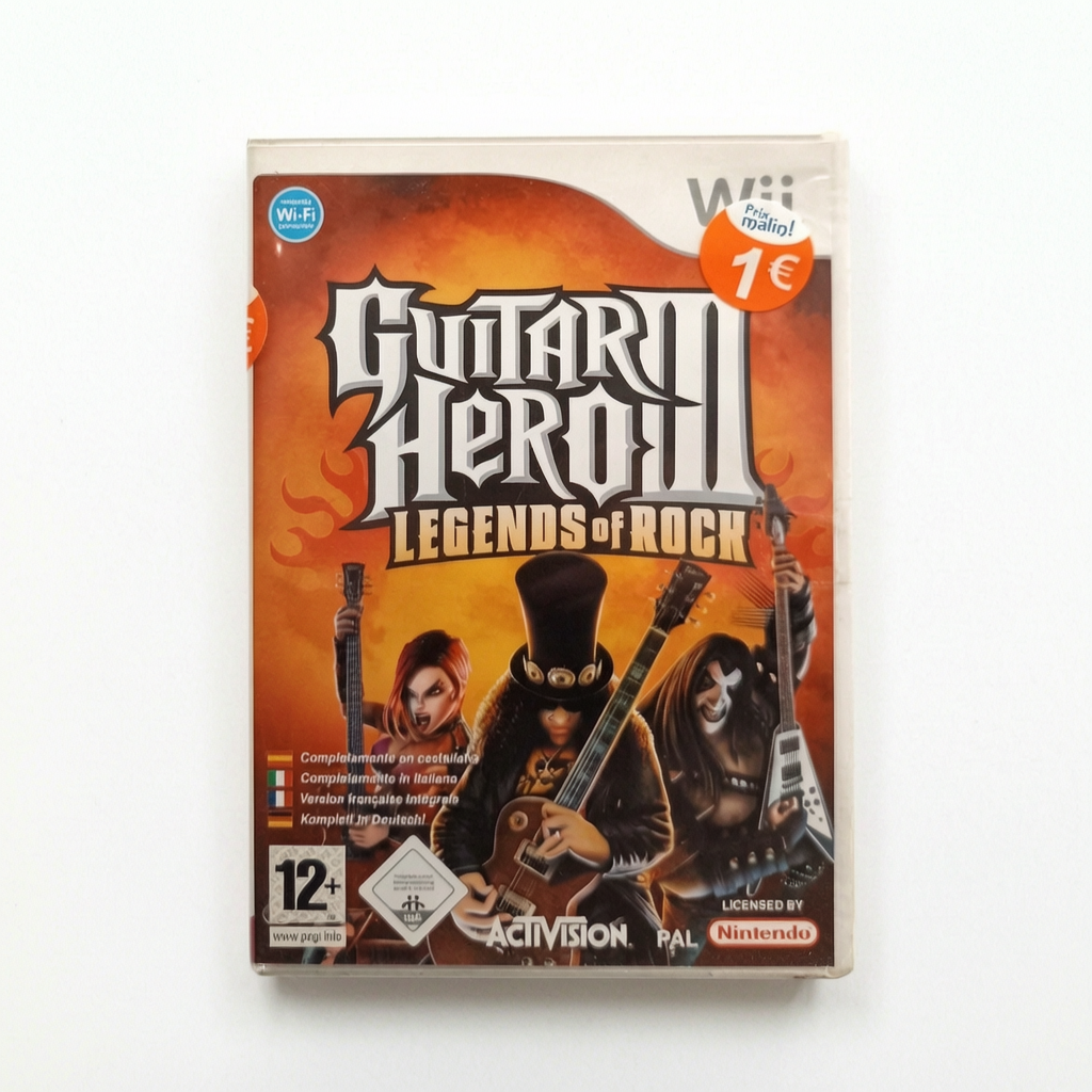 Guitar Hero III Legends of Rock Nintendo Wii Sans notice