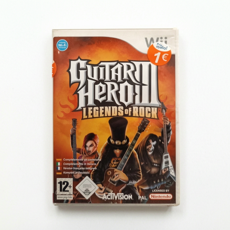 Guitar Hero III Legends of Rock Nintendo Wii Sans notice