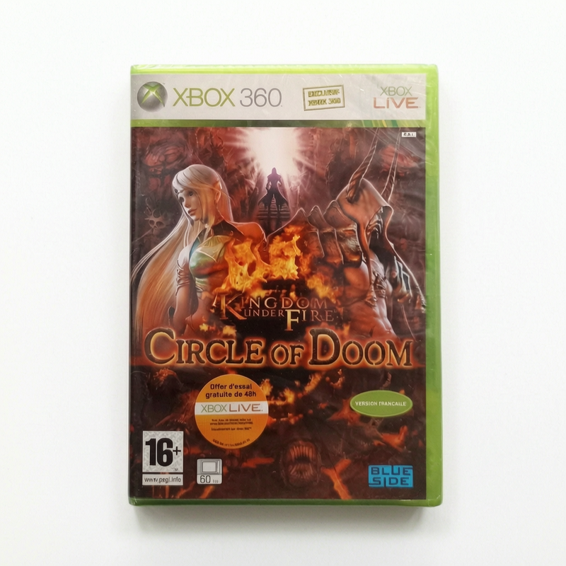 Kingdom Under Fire Circle Of Doom Xbox 360 neuf blister FR