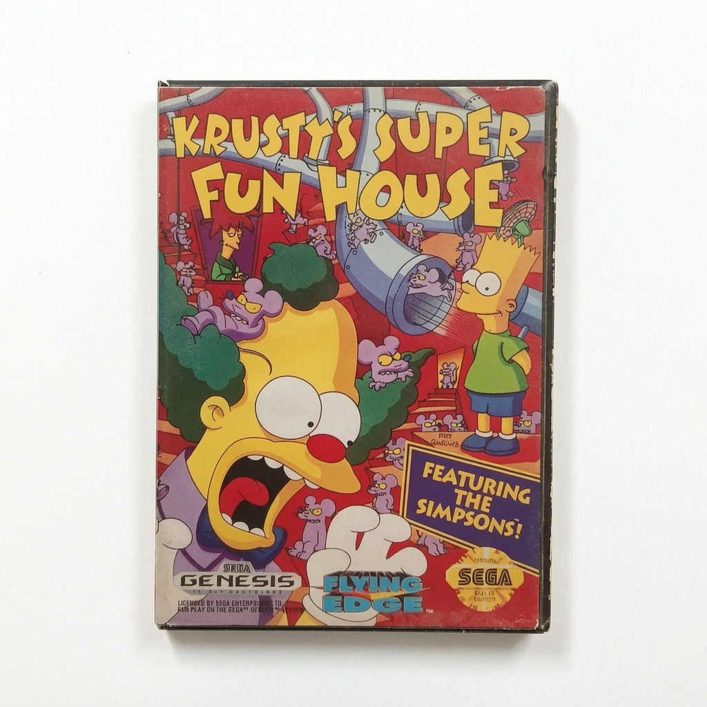 Krusty's Super Fun House Sega Mega Drive (Genesis) Version USA