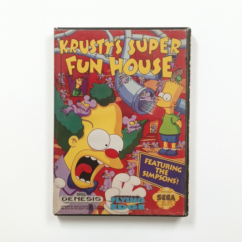 Krusty's Super Fun House Sega Mega Drive (Genesis) Version USA