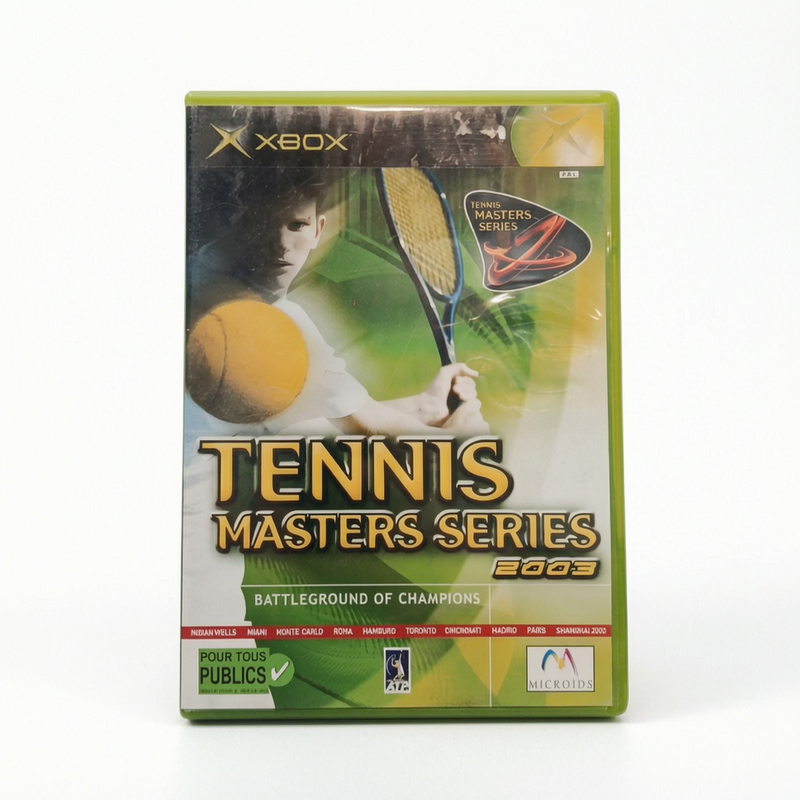 Tennis Master Series Xbox Classic Complet FRA