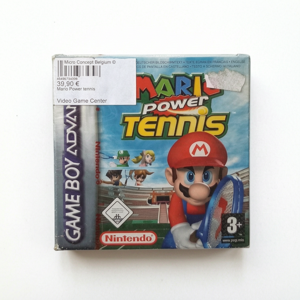 Mario Power Tennis Game Boy Advance Neuf Blister FR