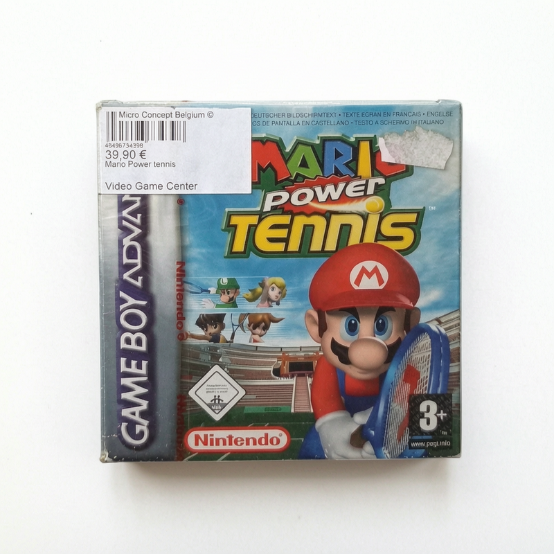 Mario Power Tennis Game Boy Advance Neuf Blister FR